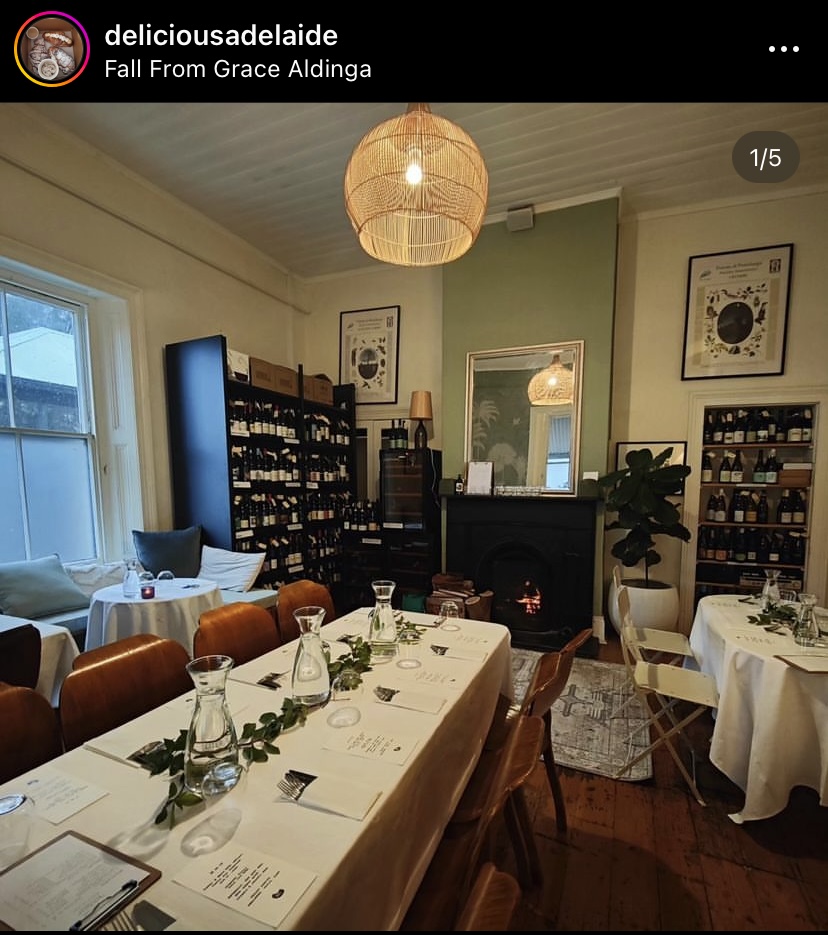 Fall from grace aldinga ambient menu